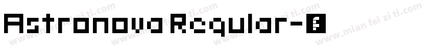 Astronova Regular字体转换
